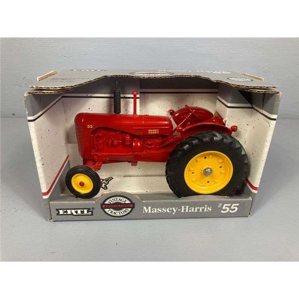 Massey-Harris Diecast Metal 55 Tractor-Original Box