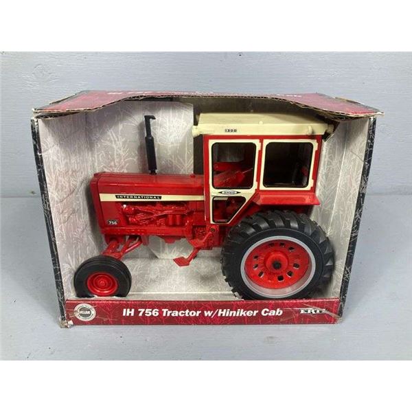 International Diecast Metal 756 Tractor w/Hiniker Cab-Original Box