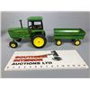 Image 2 : John Deere Diecast Metal Tractor & Trailer
