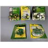 Image 1 : John Deere Diecast Metal Tractor & Implements-Original Box