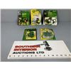 Image 2 : John Deere Diecast Metal Tractor & Implements-Original Box