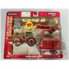 Image 4 : Case International Diecast Metal Tractor & Farm Implements-Original Box