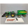 Image 2 : Tonka Pressed Metal Tractor w/Trailer