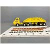 Image 2 : Tonka Pressed Metal Bottom Dump Trailer w/Semi