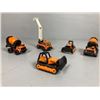 Image 1 : Tonka Pressed Metal Plastic Mini Construction Equipment