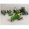 Image 1 : John Deere Diecast Metal Part Tractors