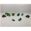 Image 1 : John Deere Miniature Diecast Metal Tractors w/Implements