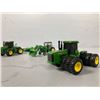 Image 3 : John Deere Miniature Diecast Metal Tractors w/Implements