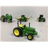 Image 5 : John Deere Miniature Diecast Metal Tractors w/Implements