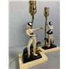 Image 10 : Norcrest Harlequin Dancer Lamps-See Description