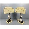Image 4 : Norcrest Harlequin Dancer Lamps-See Description