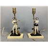 Image 5 : Norcrest Harlequin Dancer Lamps-See Description
