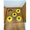 Image 1 : Box Lot of (9) Norton #4/3 X 1-1/2 X1-1/4 / #38A60-K5VBE Grinding Wheels