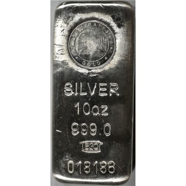TEN OZ .999 SILVER BAR