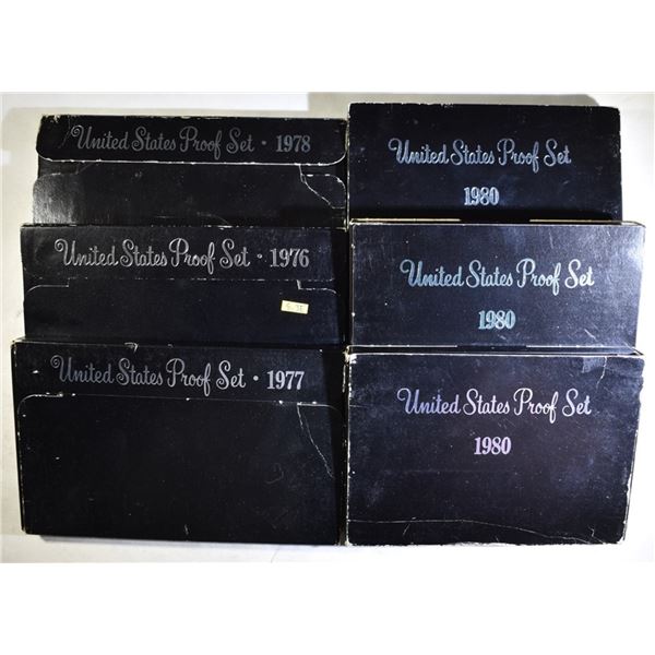 1976-79, 80 (2) US PROOF SETS