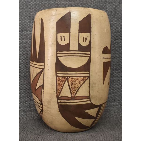 HOPI INDIAN POTTERY CYLINDER