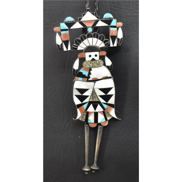 ZUNI INDIAN SILVER BOLO (SDW)