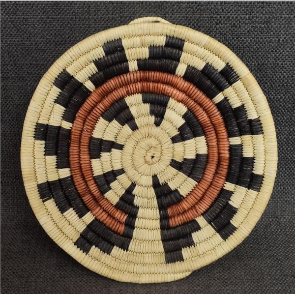HOPI INDIAN BASKETRY PLAQUE