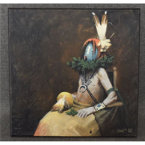 NAVAJO INDIAN PAINTING (ALLEN BAHE)