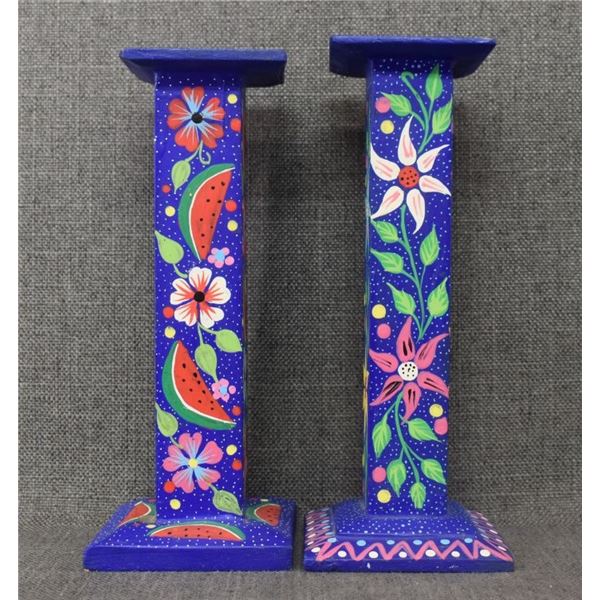MEXICAN CANDLE STICK HOLDERS
