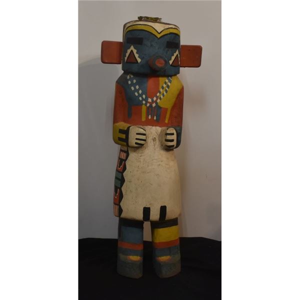 LARGE PUEBLO FOLK ART DOLL