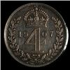 Image 2 : Great Britain 1907 Maundy Set of 4 coins, Edward VII