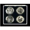 Image 2 : Great Britain Set of four Silver Britannia Coins, Royal Mint