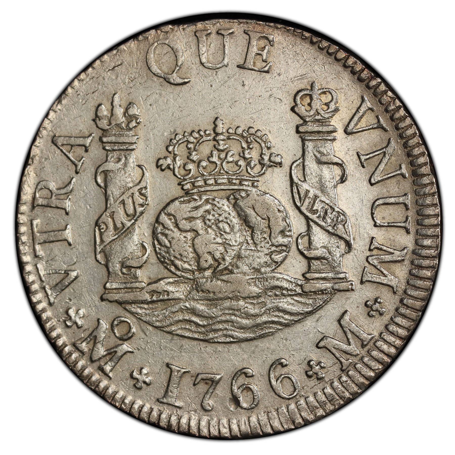 Mexico 2 Reales 1766-Mo, Charles III