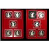 Image 2 : Turks & Caicos 25 Crowns 1978 Queen's Beasts - Set of 10 Coins