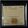 Image 1 : United States 1856 Gold Dollar Indian Princess, ICCS EF-45