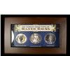 Image 2 : Mexico, Canada, United States - 3 Piece Set of Silver Rounds