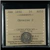 Image 1 : 1892 Five Cents Obverse 2, ICCS AU-55