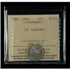 Image 1 : 1891 Ten Cents 22 Leaves, ICCS EF-45