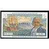 Image 2 : Saint Pierre and Miquelon 5 Francs P.22, CCCS UNC-66