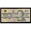 Image 2 : Bank of Canada $20 1991 - Impressive Blank Back Error