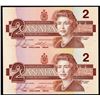 Image 2 : Bank of Canada Uncut Pairs, $1.00 to $10.