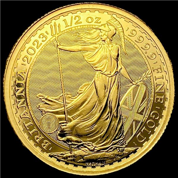 2023 1/2 oz Gold British Coin GEM BU