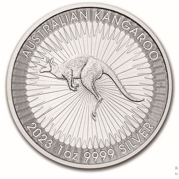2023 100 Australian Kangaroo 1oz Silver Rounds