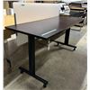 Image 2 : Office desk w/divider (approx. 60in L 24in D 30in H) (w/divider approx. 40in H)