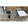 Image 1 : Group of 6 assorted side/coffee tables - including 4 glass top coffee/side tables