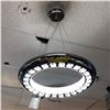 Image 4 : Group of 3 assorted decorative contemporary ceiling lights - bidder responsible for removal