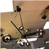 Image 4 : Group of 4 assorted contemporary chandeliers/ ceiling light fixtures - bidder responsible for remova