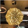 Image 1 : Single contemporary decorative chandelier (already wrapped for shipping) - bidder responsible for ce