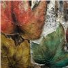 Image 2 : Original "Leaves" painting on canvas - approx. 47in x 47in