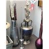 Image 2 : Group of assorted decorative vases/planters/artificial decorative plants/etc.