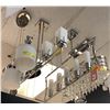 Image 1 : Group of 4 contemporary assorted decorative many chandelier/celling light fixture (bidder is respons