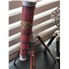 Image 3 : Group of 2 assorted decorative items - includes faux telescope w/ tripod