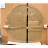 Image 1 : Large glass top (approx. 72in D)