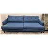 Image 1 : Blue sofa approx. (86in L 37in D 29in H)