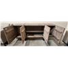 Image 2 : Pale grey wood/metal legs sideboard (72in L 18in D 28in H)
